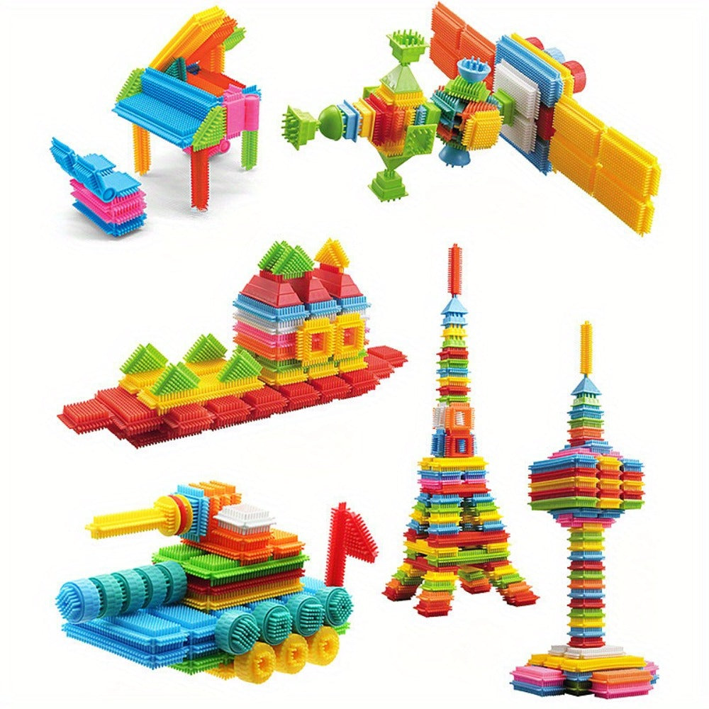 Soft Interlocking Brush Building Set, Sensory STEM Learning Toy for Kids Ages 2 3 4 5, Creative Open-Ended Educational Gift for Boys & Girls, Birthday - product image 15