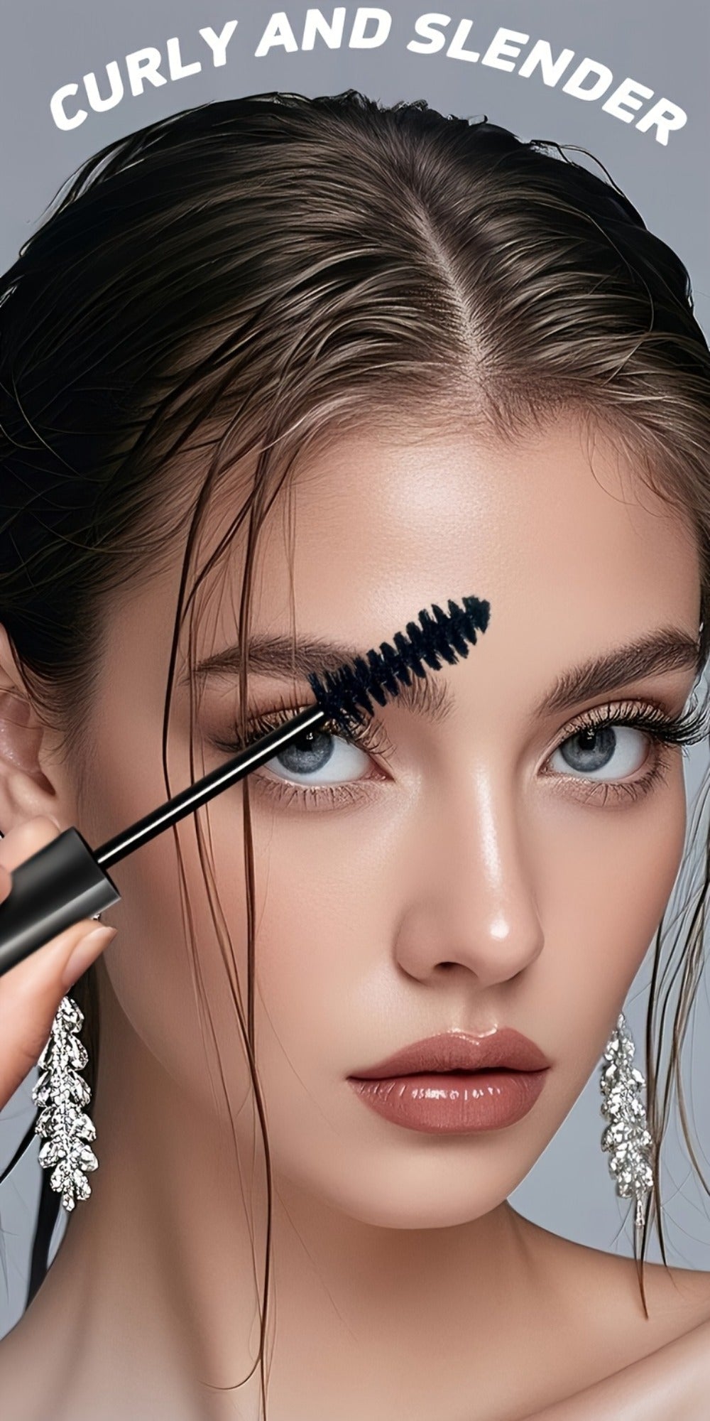 Waterproof Mascara Set 3 Piece — Lengthening Volumizing Curling Lash Mascara with Sea Urchin Spiral Conical Brush Heads, Long-Lasting Smudge-Proof Sweatproof Eye Makeup for Women - product image 10