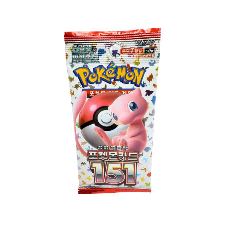 Factory Sealed 7-Card Pack, Authentic Korean Language TCG, Rare & Holo Pulls Possible, Collector Gift for Fans & Language Variant Collectors – Korean 151 - product image