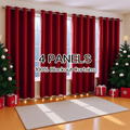 Blackout Curtains 4 Panels – 100% Light Blocking Thermal Insulated Soundproof Privacy Window Curtains for Bedroom Living Room - product image 14