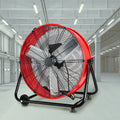 Industrial Floor Fan 24 Inch 9000 CFM Heavy Duty Drum Fan 3-Speed 360 Degree Tilt with Casters and Handle for Warehouse Garage Patio Workshop Gym Large Area Cooling - product image 16