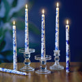 Taper Candles Blue White Porcelain 6-Pack 10 Inch | Dripless Unscented Soy Wax Chinoiserie Candlesticks 8-12 Hour Burn for Weddings Christmas Dinner Table Home Decor Centerpiece - product image 12