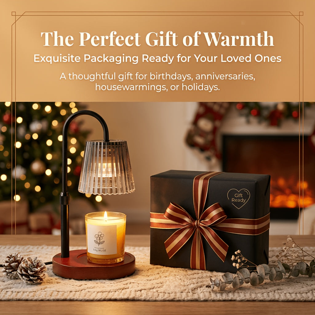 1 Pack Candle Warmer Lamp With Timer Dimmable, Birthday Gifts For Women Mom, House Warming Gifts New Home Decor, Wax Melt Warmer For Jar Candles No Bulb Included