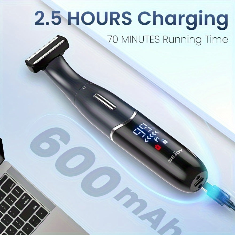Bikini Trimmer Electric Razor for Women & Men 6-in-1 Hair Remover Kit Face Eyebrow Nose Arms Legs Pubic Wet Dry Painless Shaver Grooming Set - product image 8