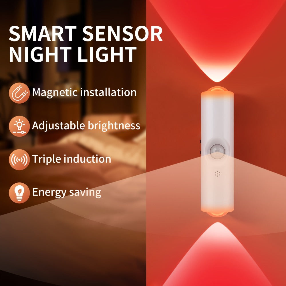 RGB Magnetic Night Light LED Ambient – Multi-Color Motion Sensor, No-Drill Magnetic Install, Long Battery Life for Living Room, Bedroom, Hallway, Stairs & Bar (1pc or 5-Pack) - product image 4