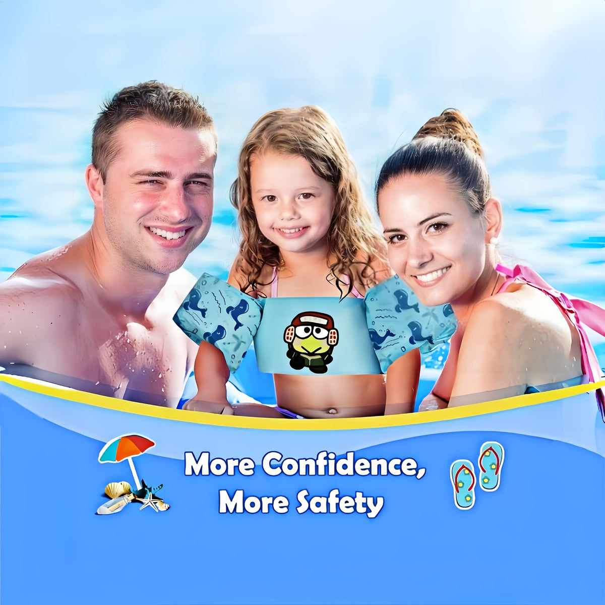 Sanrio Kids Swim Vest Toddler Float Jacket 20-50 lbs Ages 2-6 for Everyday Use - product image 2