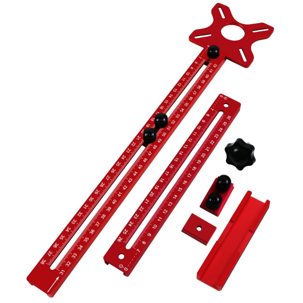 Circle Cutting Jig 3-in-1 Woodworking Router Fixture Expandable 3.54 to 24 Inch Diameter Adjustable Slotting Positioning Tool for Precision Circular Hole Milling DIY Professional - product image 5