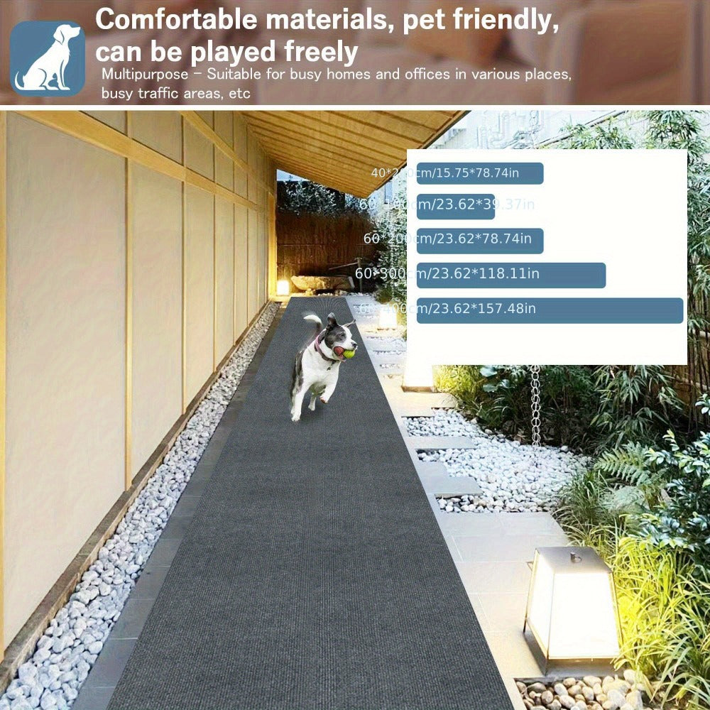 Striped Runner Rug Non-Slip Machine Washable – 100% Polyester PVC Backing Indoor Outdoor Hallway Mat, Soundproof 0.2" Thick Carpet for Kitchen, Patio & Entryway – 5 Colors, 4 Sizes - product image 12