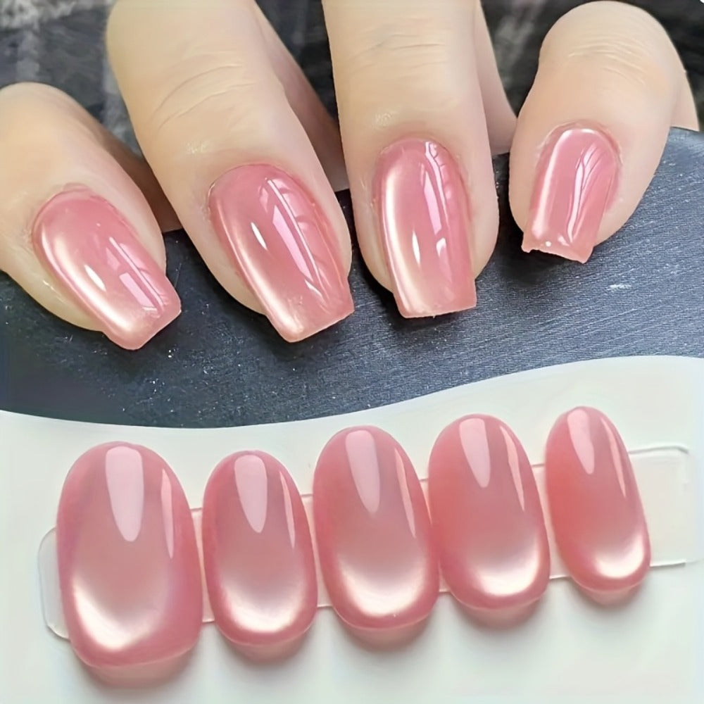 Pink Holographic Rainbow Cat Eye Gel Nail Polish 0.51oz Magnetic Color Shifting Effect - Soak-Off LED UV Long Lasting Chip-Resistant Salon Quality Nail Art Design for Women DIY Hom - product image 7