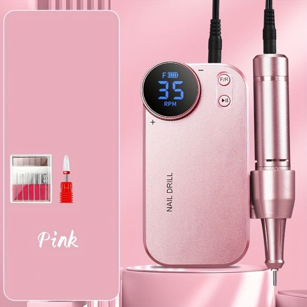 Electric Nail Polisher & Buffer Rechargeable High Power — Professional Manicure Pedicure Machine for Nail Buffing Polishing Dead Skin Callus Removal, Cordless Nail Shine Tool for H - product image 5