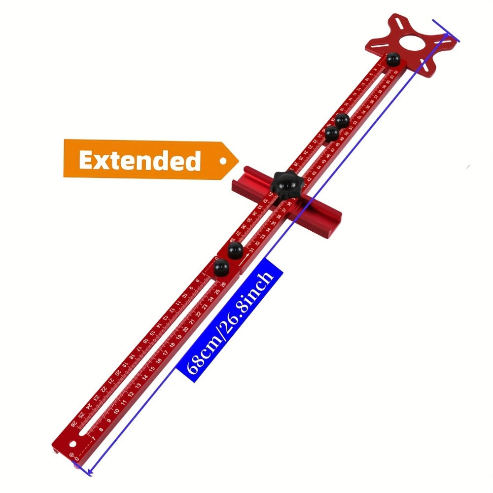 Router Circle Cutting Jig 3-in-1 Woodworking Milling Fixture Precision Circular Cut Guide with Adjustable Groove Bracket for Accurate Dimensional Wood Cutting DIY Carpentry Project - product image 6