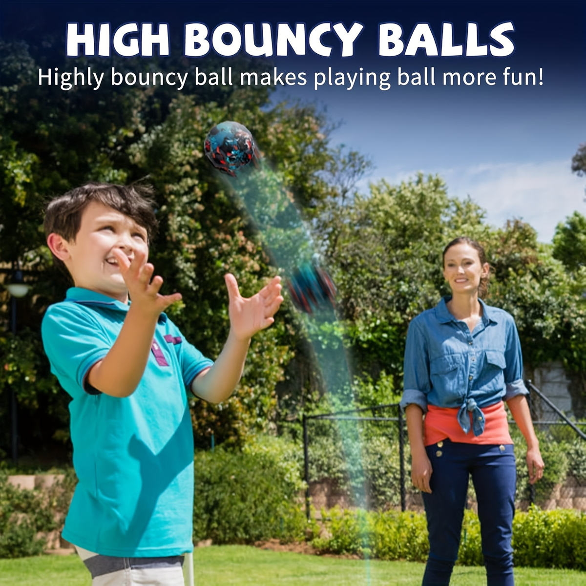 Super Bouncy Faux Leather Mixed Color Bouncy Balls, Extreme High Bouncing Ball Set for Kids, Improves Hand-Eye Coordination, Easy to Grip, Fun Outdoor & Indoor Play Toy – High Bounce Balls 12-Pack