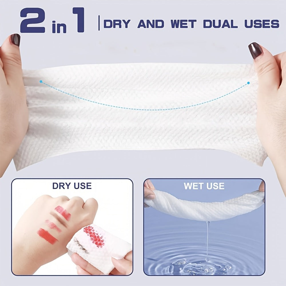 Extra Large Disposable Facial Cleansing Tissues 26×30cm – Thickened Ultra-Soft Cotton Wipes for Face Washing & Makeup Removal, Gentle for All Skin Types, 40/120/240 Pcs - product image 10