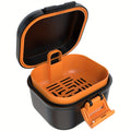 Denture Bath Case Leak-Proof with Drainage Basket Silicone Ring Safety Buckle Portable Travel Denture Cleaner Soaking Cup Storage Container for Home Travel - product image 9