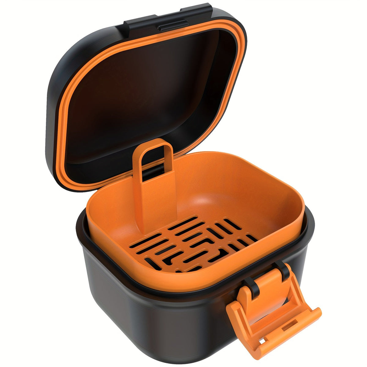 Denture Bath Case Leak-Proof with Drainage Basket Silicone Ring Safety Buckle Portable Travel Denture Cleaner Soaking Cup Storage Container for Home Travel - product image 9