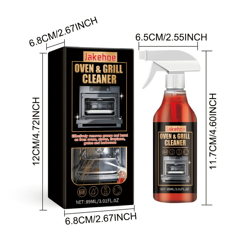 Oven Cleaner Foam Spray 3-Pack Heavy Duty Stove & Grill Degreaser Removes Stubborn Baked-On Grease Stains Gentle Formula Safe for Ovens Stoves Grills - product image 2