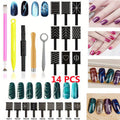 Cat Eye Gel Polish Kit 14Pcs Magnetic UV Nail Polish Set with Magnet Pen – 3D Shimmer Cat Eye Nail Art for Salon & DIY Manicure, Beginner to Pro, Long-Lasting LED Curable - product image 12