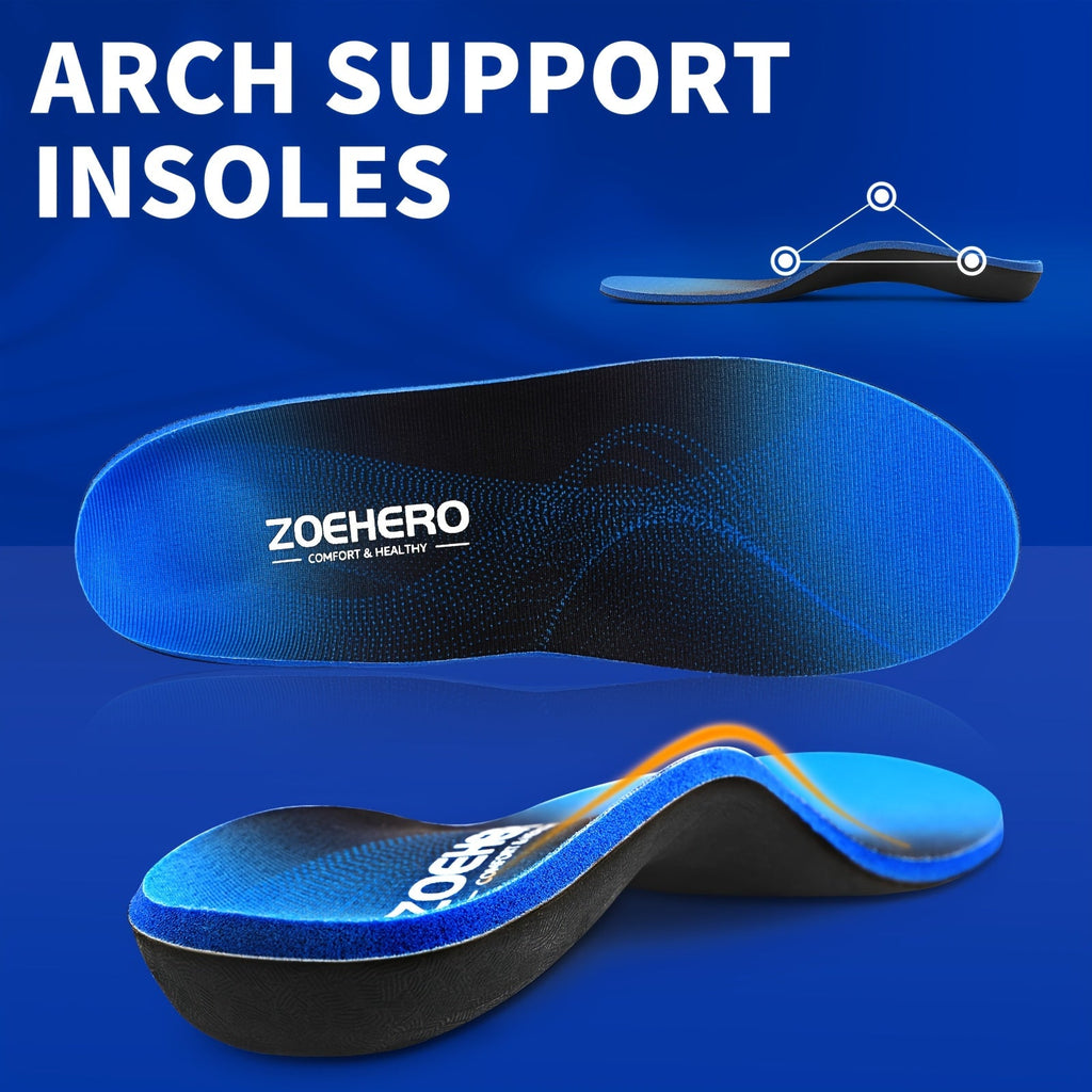 Heavy Duty Arch Support Insoles – High-Density PU Foam, Deep Heel Cup, Shock Absorbing for Work Boots, Hiking, Sports & Standing All Day | Men & Women - product image 9