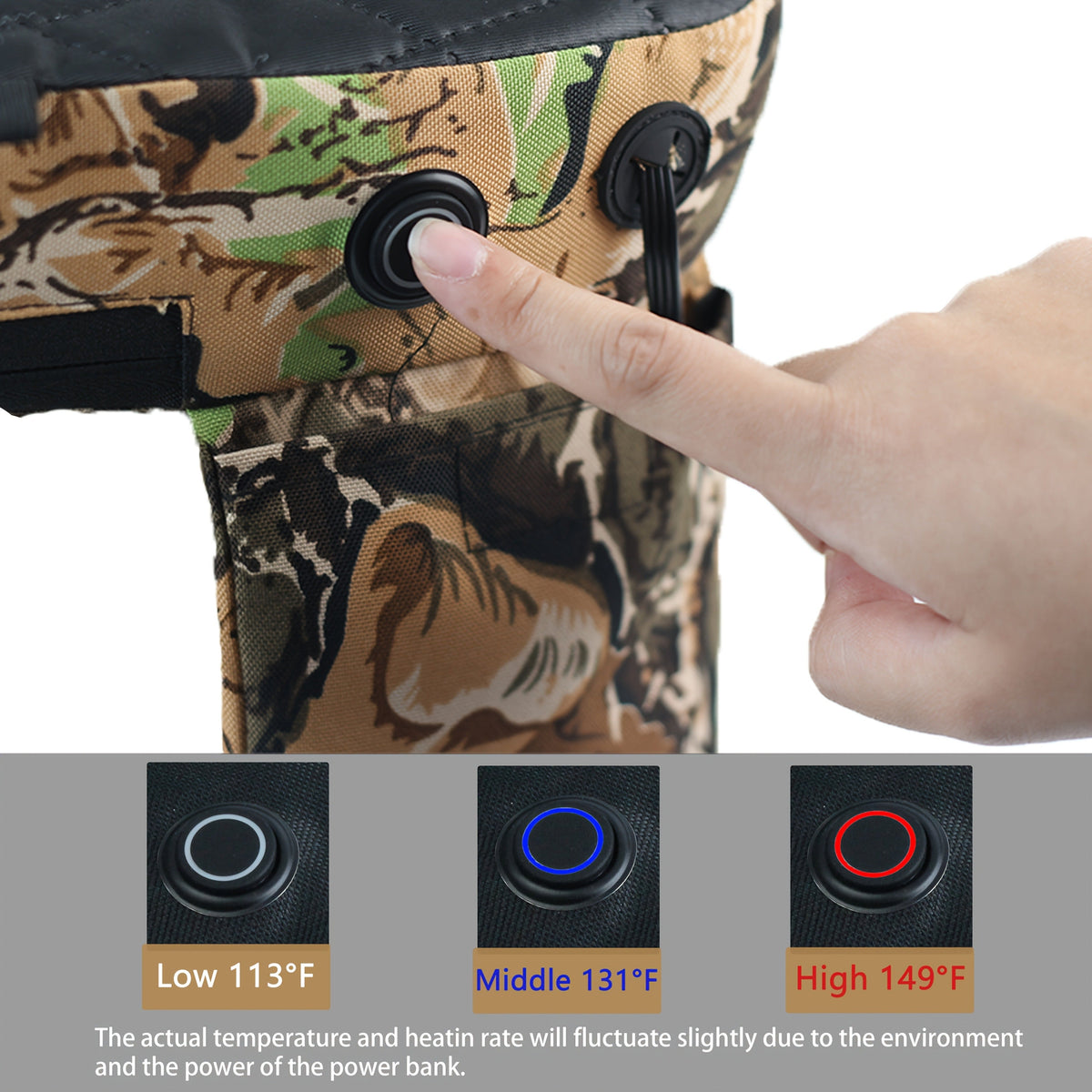 Heated Hunting Seat Foldable Camouflage – Carry-along Heated Cushion for Tree Stand, Ice Fishing & Outdoor Camping, Stays Warm in Cold Weather, Featherlight - product image 5