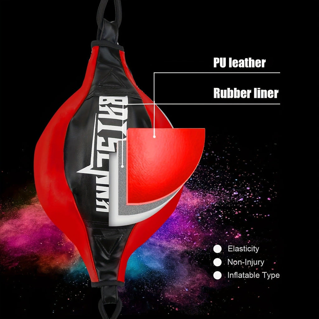 PU Leather Reflex Punching Ball for Home Training, Adjustable Bungee, Carry-along & Hassle-free Install – Boxing Speed Ball - product image 4