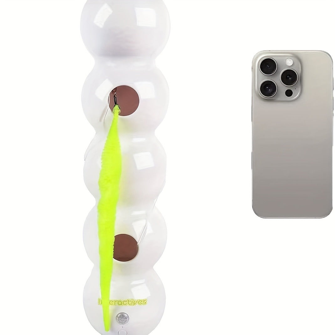 Automatic Caterpillar Cat Toy Interactive Electric Teaser for Indoor Cats – Self-Moving Worm Chasing Toy Stimulates Hunting Instincts Keeps Cats Active - product image 7