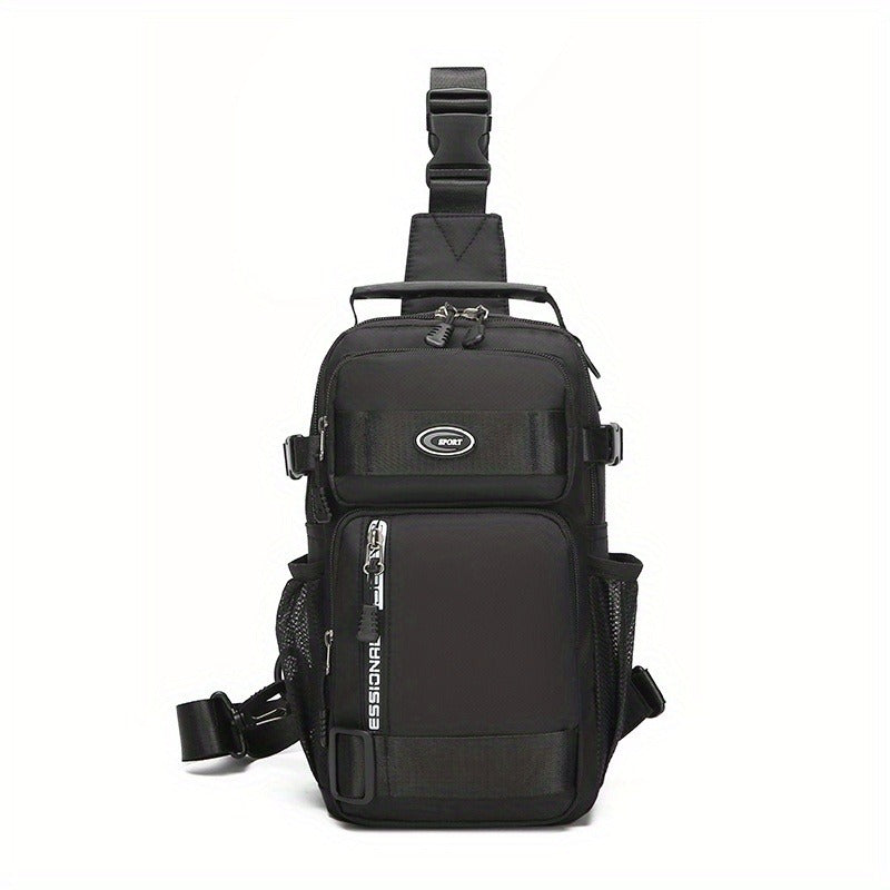 Crossbody Chest Bag Unisex Multipurpose Shoulder Sling Bag with Adjustable Strap Zipper Closure Multifunctional Carry Styles for Daily Use Travel Outdoor Black - product image 5