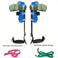 Tree Climbing Spikes Gear Set with Ankle Straps Travel-friendly Climbing Tools for Tree Maintenance Fruit Harvesting Hunting Observation Outdoor Work