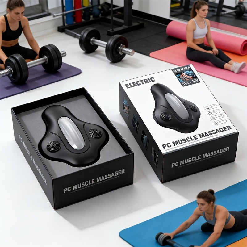 6 Vibration Modes, Wireless Rechargeable, Hip & Leg Muscle Training for Men Women, Home Gym Office Use | Pelvic Floor Trainer Electric Massage Cushion