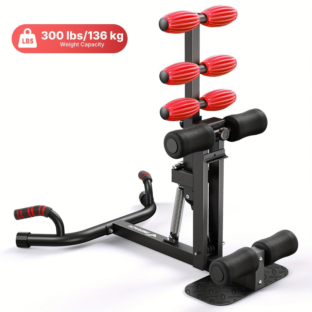 Adjustable Core & Leg Exercise Equipment, Push-Up Workout Machine for Women, Home Gym Strength Training – Glute Trainer Deep Squat Machine