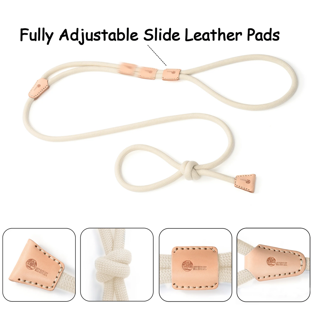 No Pull All-in-One Training Leash for Puppies & Small Dogs, Adjustable Slip Lead with Soft Rope, Secure Control for Walking & Training – Dog Slip Leash and - product image 10