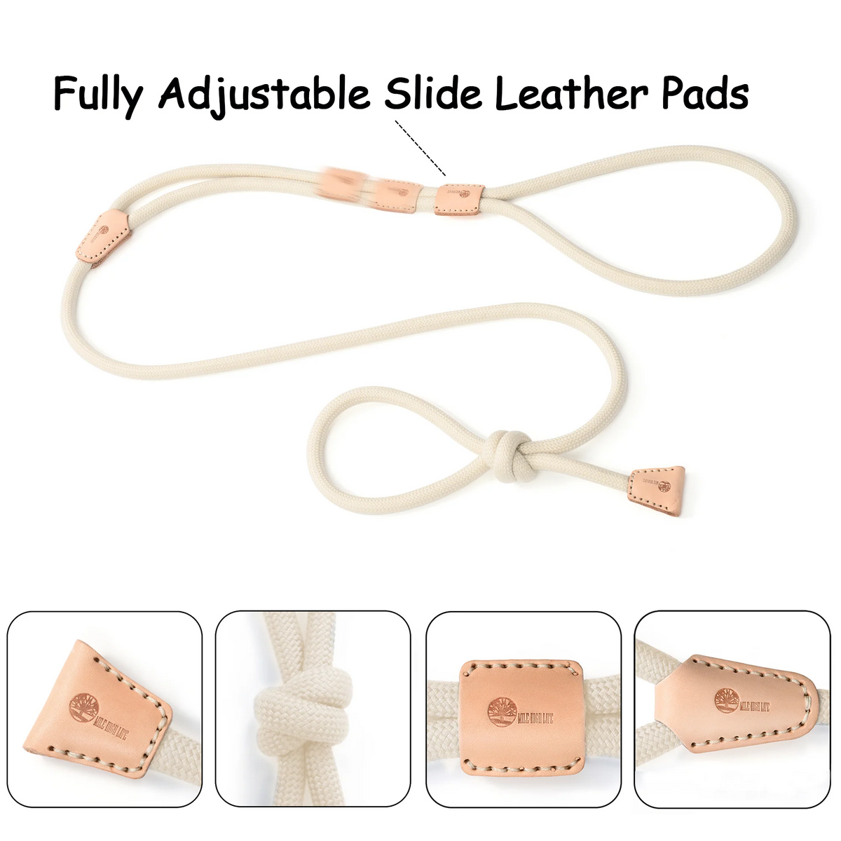 No Pull All-in-One Training Leash for Puppies & Small Dogs, Adjustable Slip Lead with Soft Rope, Secure Control for Walking & Training – Dog Slip Leash and - product image 10
