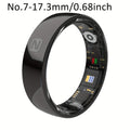 Fitness Tracker Smart Ring | Men & Women Sizes 7 | IP68 Waterproof, Sleep & Step Monitor, Crystal Charging Case, Stainless Steel | 13 - product image
