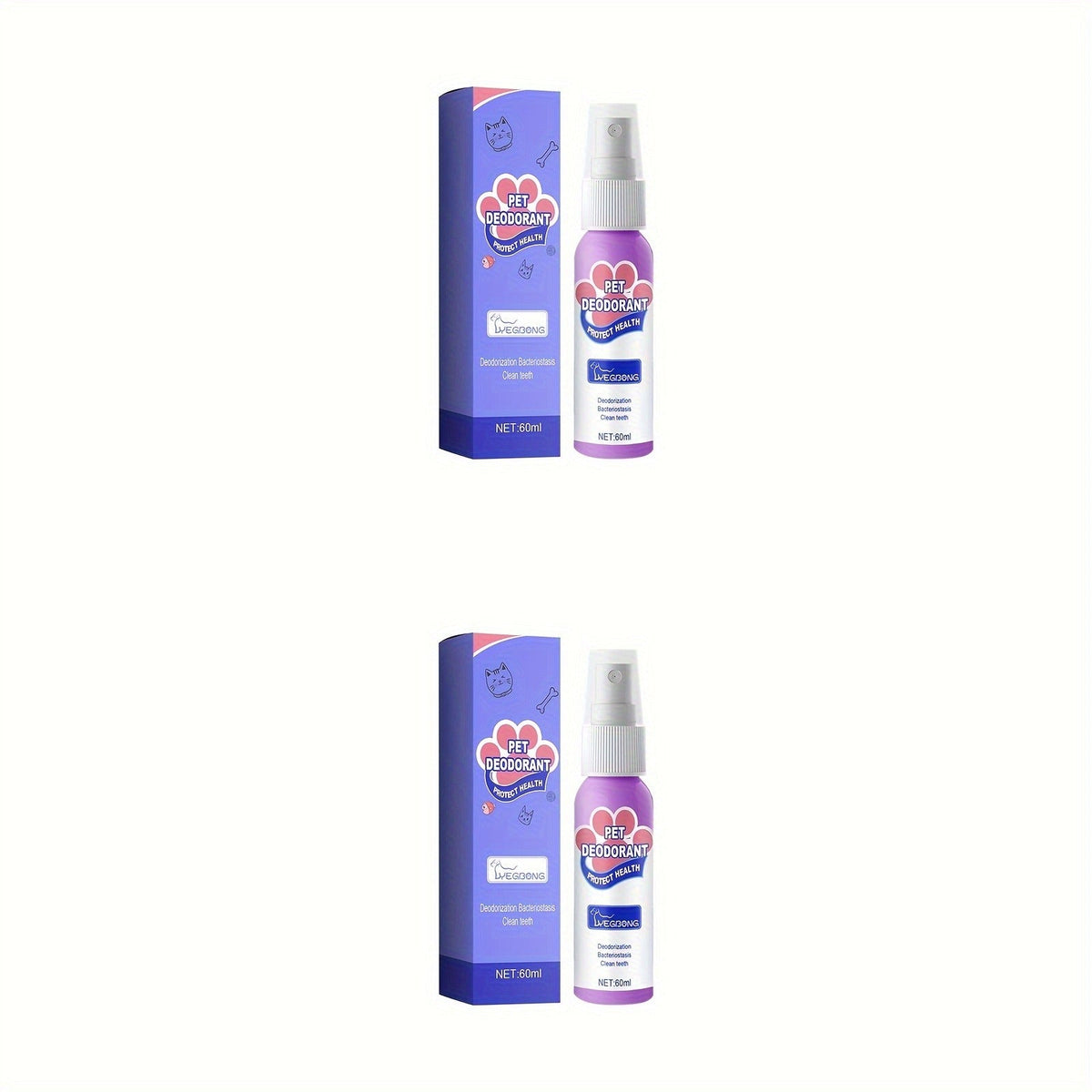 Pet Dental Spray for Dogs & Cats | Teeth Cleaning & Bad Breath Freshener, No-Brush Oral Care Spray for Plaque & Tartar Control, Safe Daily Use - product image