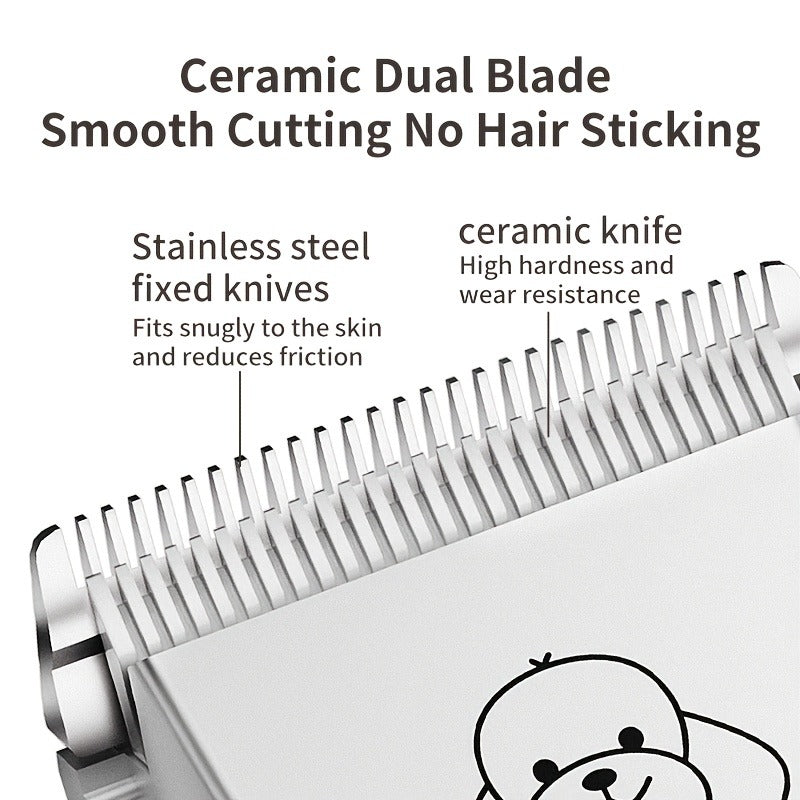 Pet Grooming Clippers Rechargeable with LED Display | Cordless Electric Dog Cat Hair Clipper, Detachable Blades 4 Guide Combs Low Noise, Professional Wireless - product image 10