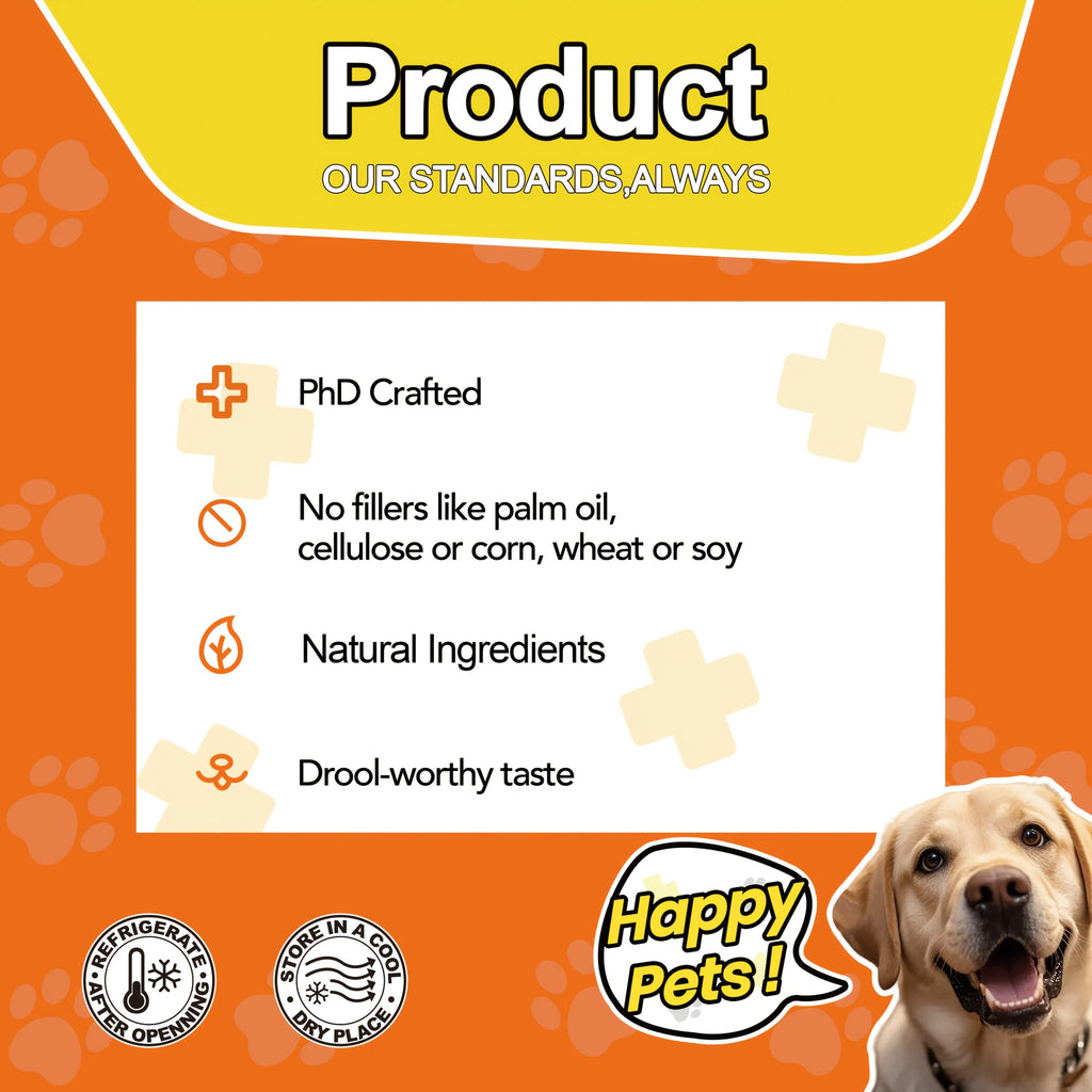 Hip & Joint Supplement for Dogs with Glucosamine & Chondroitin – MSM, Alaskan Salmon Oil Soft Chews for Mobility & Flexibility, Advanced Joint Care for All - product image 7