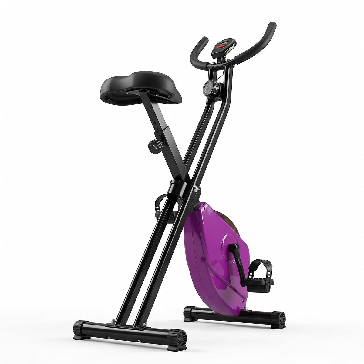 Stationary Bike Silent Indoor Cycling Bike 330LB Capacity Adjustable Resistance LCD Monitor Tablet Holder Home Cardio Workout for Everyday Use