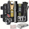 Tactical Survival Kit Multi-Tool Box | Emergency Outdoor Gear with Magnesium Fire Starter, Flint & First Aid Supplies for Camping, Hiking, Hunting & SOS - product image