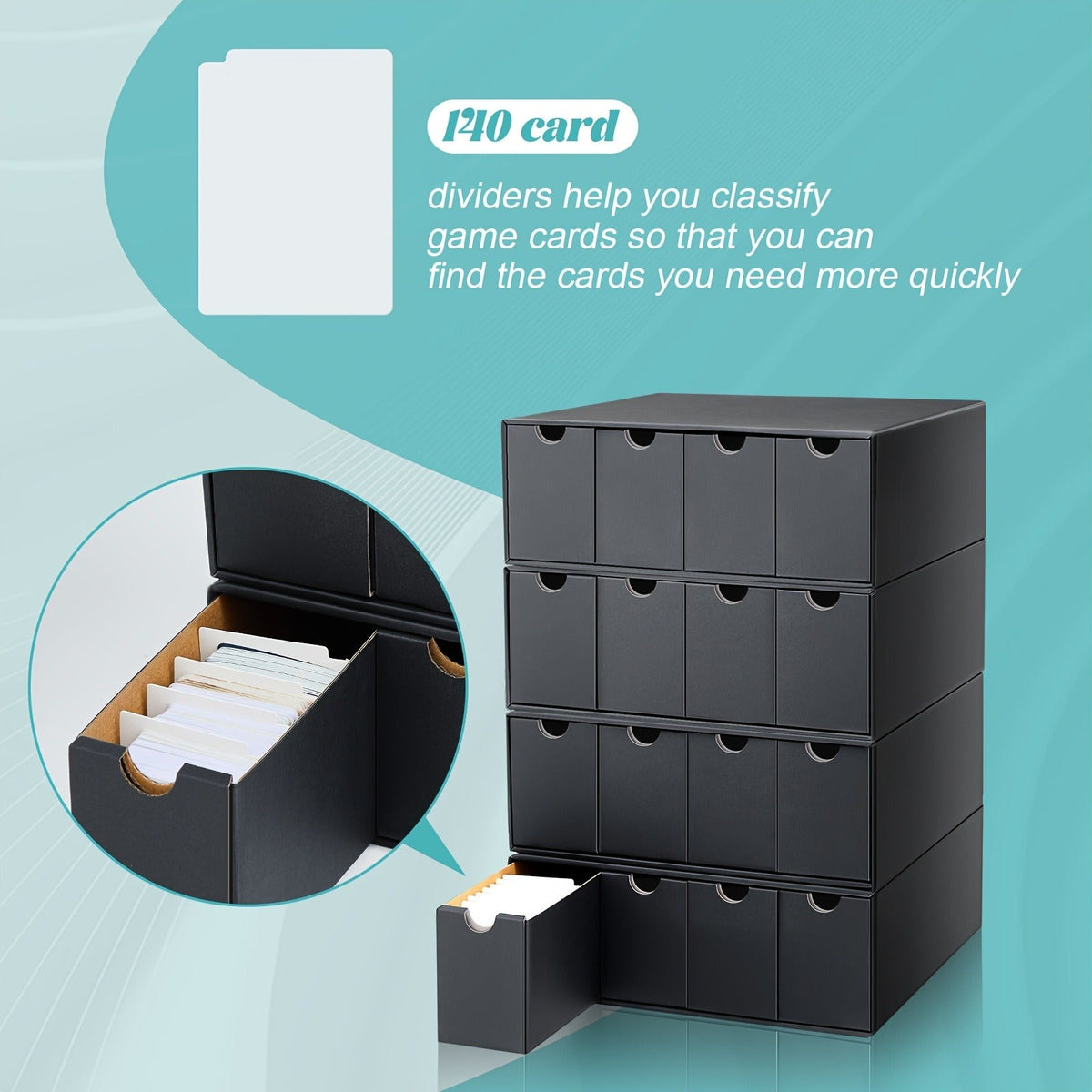TCG MTG Card Organizer – Trading Card Storage Box 8000+ - product image 7