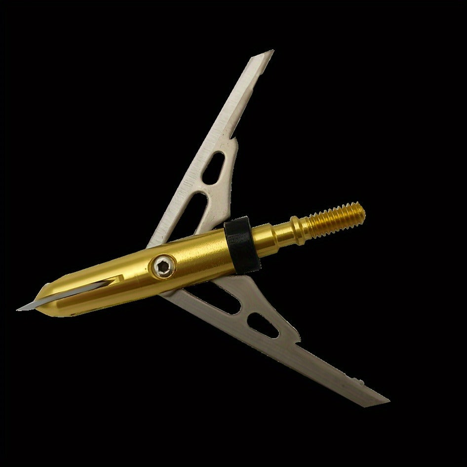 2-Blade Stainless Steel Archery Arrow Tips with Ferrule Alignment Technology, 2.34" Cutting Diameter, Compatible with Crossbow & Compound Bow for Deer Hunting - product image 5