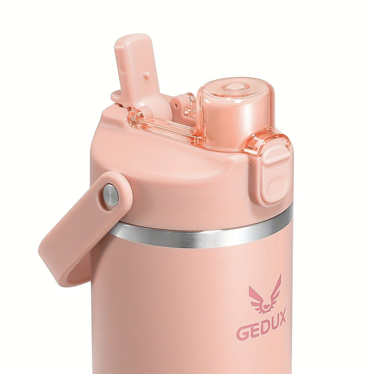 Stainless Steel Tumbler with Handle and Straw Vacuum Insulated Water Bottle 2-in-1 Lid Chug Lid Straw Lid Silicone Boot Matte Finish Gift for Women Men Christmas for Home Cooking