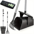 Dog Pooper Scooper with Long Handle & Swivel Bin – Heavy Duty Rake Spade Set, 40 Waste Bags Included, Pet Waste Removal for Yard Grass Gravel - product image 15