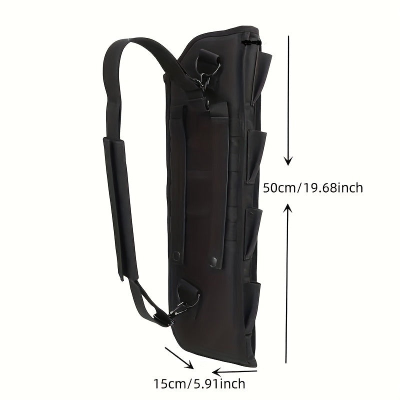 Tactical Shotgun Holster with MOLLE System | 19" 600D Oxford Cloth, Adjustable Strap & Shell Loops, Lightweight Hunting & Shooting Scabbard for Tactical Vests - product image 8