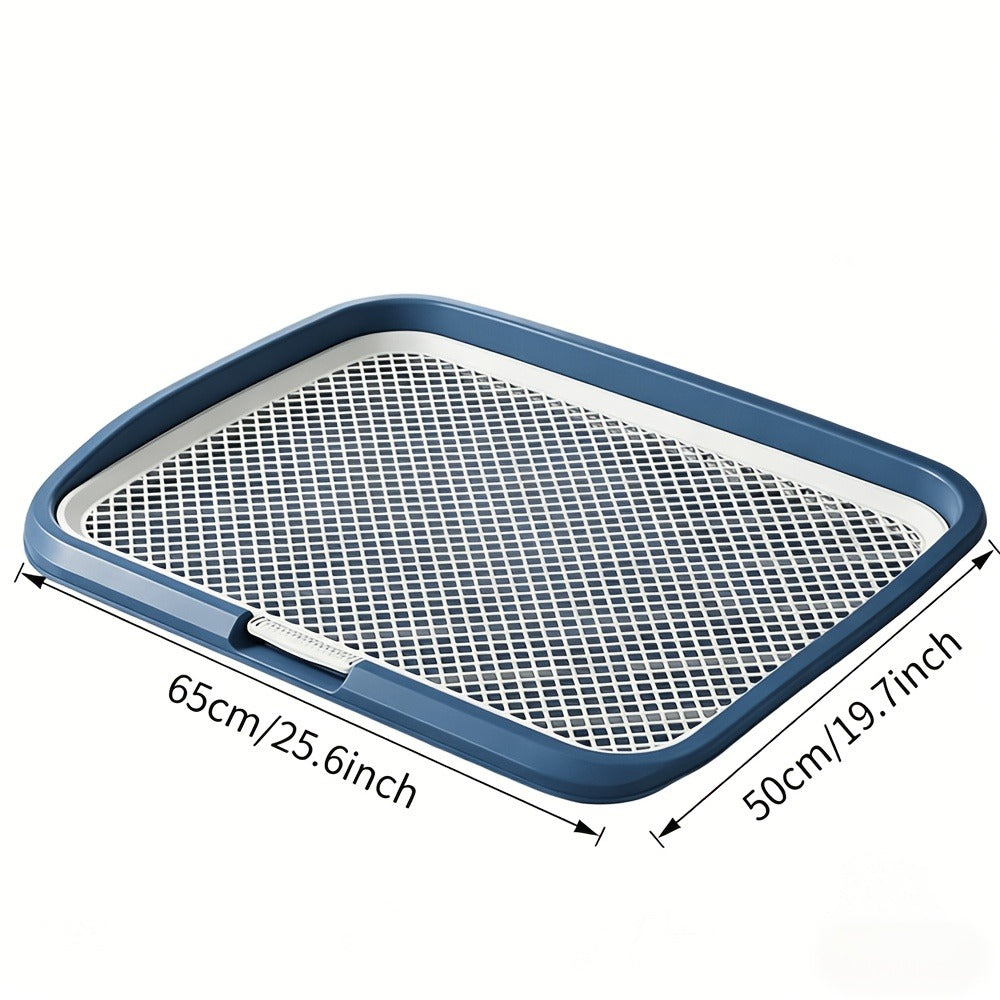 Indoor Dog Potty Tray with Removable Grating – Leak-Proof Puppy Training Toilet, Washable Pee Pad Holder for Apartments, Easy Clean Dog Bathroom, 7 Colors - product image 5