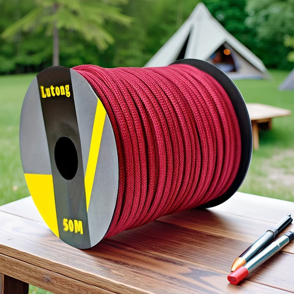 Paracord Tent Rope 7-Core Multi-Purpose Outdoor Rope – Sturdy Vivid Design – 100ft / 164ft / 328ft Camping Guy Line, Tent Tie-Down, Hanging Rope, Bracelet - product image 6