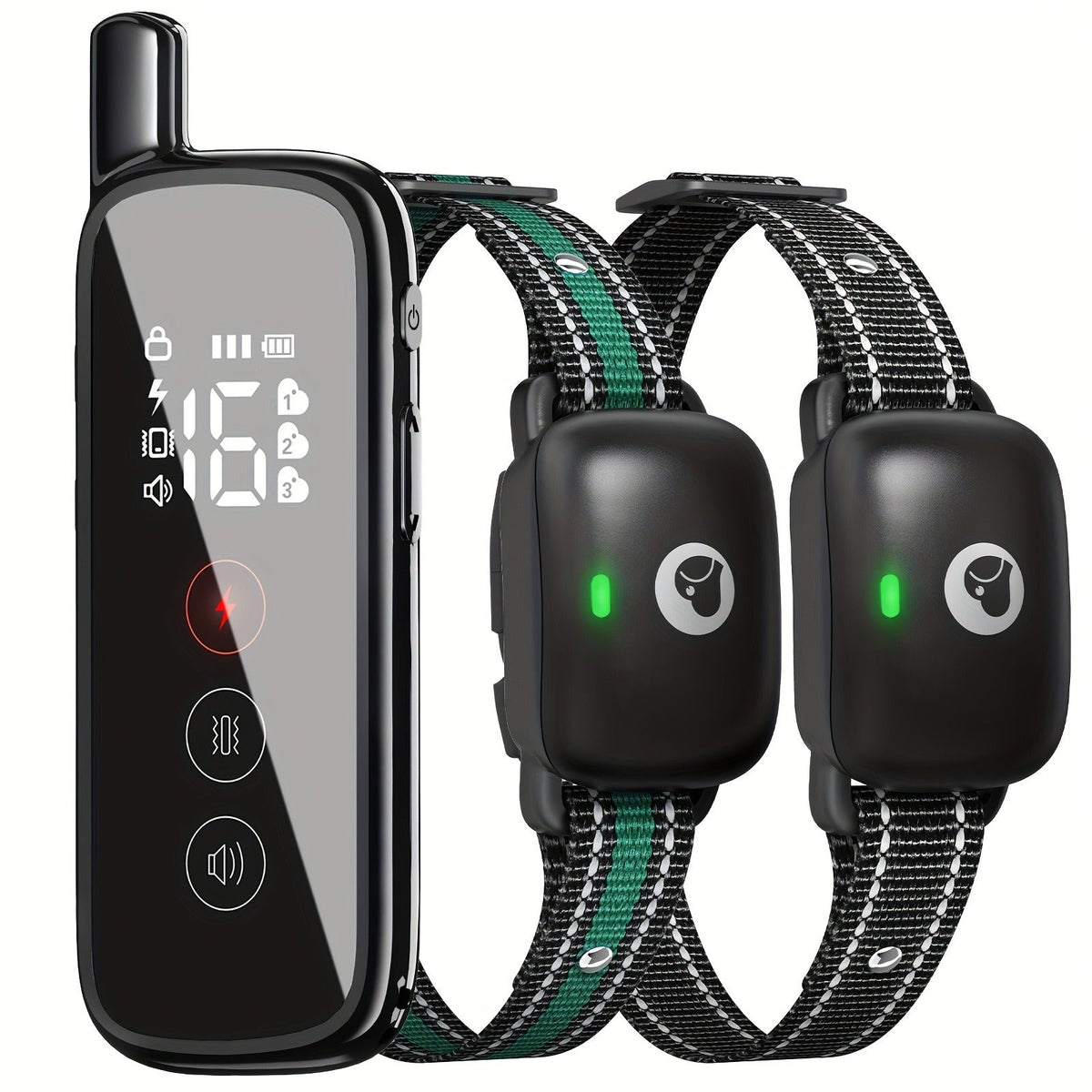 Dog E-Collar with Remote IP68 Waterproof – Rechargeable Dog Training Shock Collar for Small Medium Large Dogs, 3 Safe Training Modes, 1640ft Range – 1, 2 or 3 - product image 2