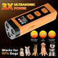 Triple-Head Ultrasonic Bark Deterrent, High-performance Soundwave Technology, USB Rechargeable Portable Handheld Anti-Barking Device, Dog Behavior Training - product image