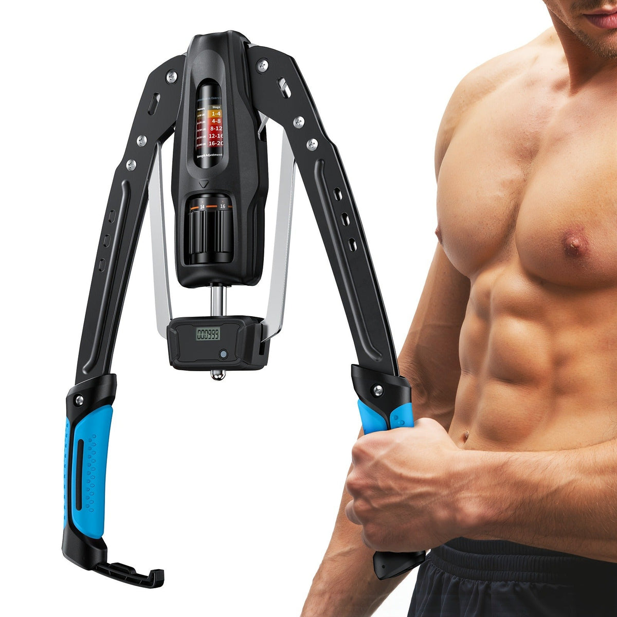 Chest Expander Twister Arm Exerciser 22-440LB Hydraulic Adjustable Resistance Shoulder Muscle Training Fitness Equipment for Home Gym for Everyday Use