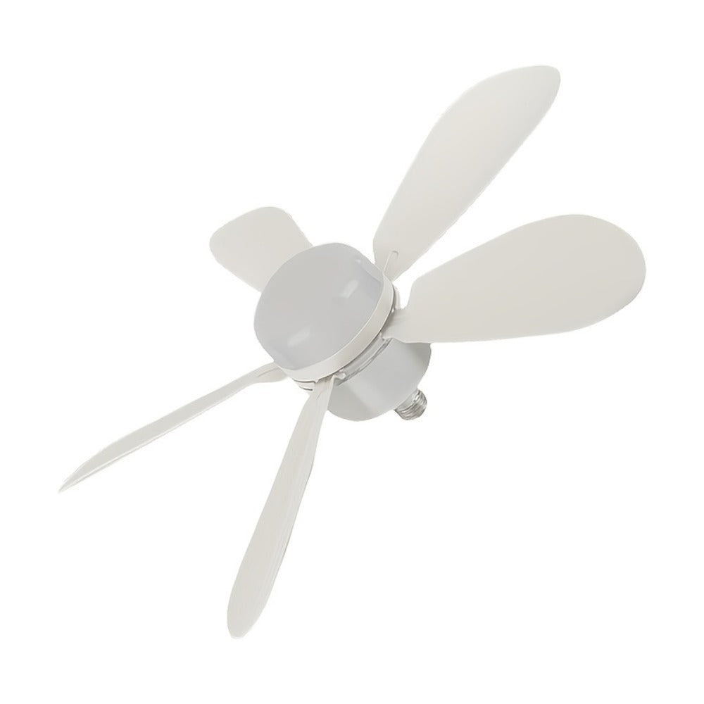 Ceiling Fan with Light and Remote Control | 5-Blade 20 Inch 3-Speed 3-Color Dimmable LED Fan Light | Timing Mute E26/E27 Screw-In Easy Install for Kitchen Living Room Bedroom - product image