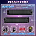 LED Scrolling Sign App Controlled Flexible LED Matrix Display Panel Programmable Animated Text for Car Home Party Birthday Holiday Decoration - Multiple Sizes - product image 17
