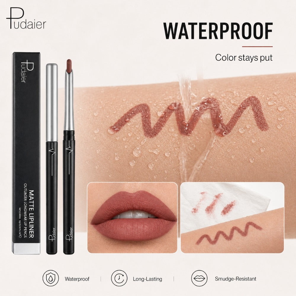 Precise Lip Liner Pencil 11 Shades Matte Waterproof Non-Fading Smooth Glide Long-Lasting All Day Wear Lip Outliner for Fuller Lips All Skin Tones Women Makeup Gift - product image 14